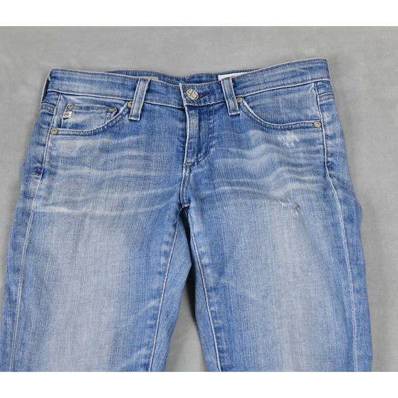 Ag Adriano Goldschmied Jeans Stevie Cuff Women's 25P (27x24) Distressed - Picture 5 of 11